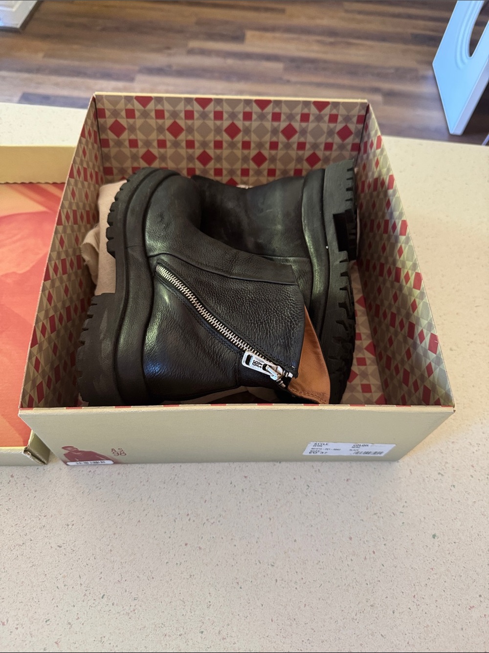 Women’s A.S. 98 Devin Black Leather Side-Zip Ankle Boots 37/7 excellent!